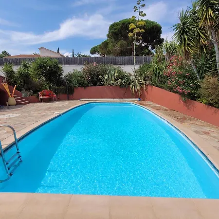 Villa Palm' Issambres 6-7 Personnes, Clim, Avec Piscine, Jardin Et Parking Prives La Garonnette-Plage Exterior photo