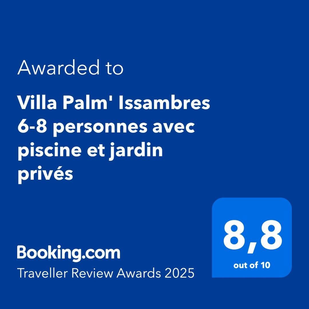 Villa Palm' Issambres 6-7 Personnes, Clim, Avec Piscine, Jardin Et Parking Prives